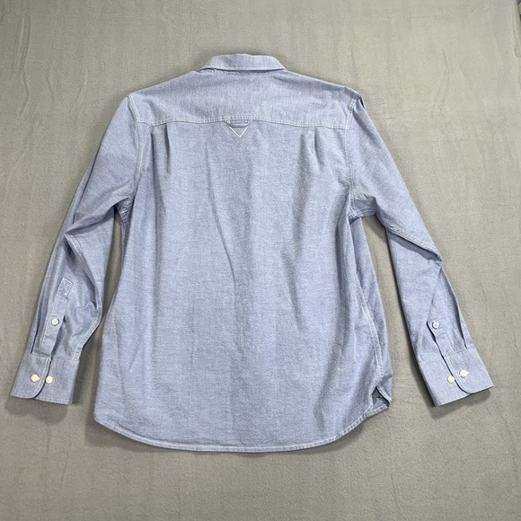 Tommy Bahama Stretch Oxford Button Down Shirt Mens M Light Blue Preppy Classic - Picture 4 of 7